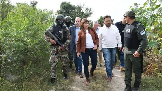 Bullrich con Saenz en el norte de Salta semanas atras