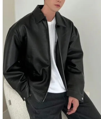 campera de cuero hombre 2