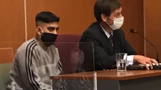 Marco Teruel en el juicio en su contra