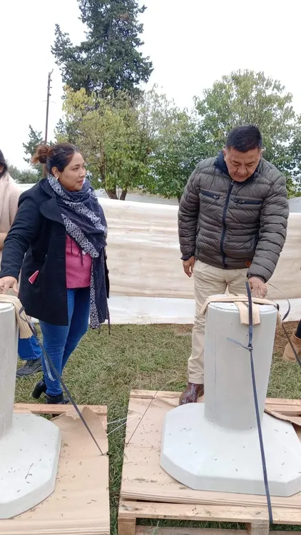 fatima chocobar secretaria de gobierno de rosario de lerma junto a sergio ramos intendente