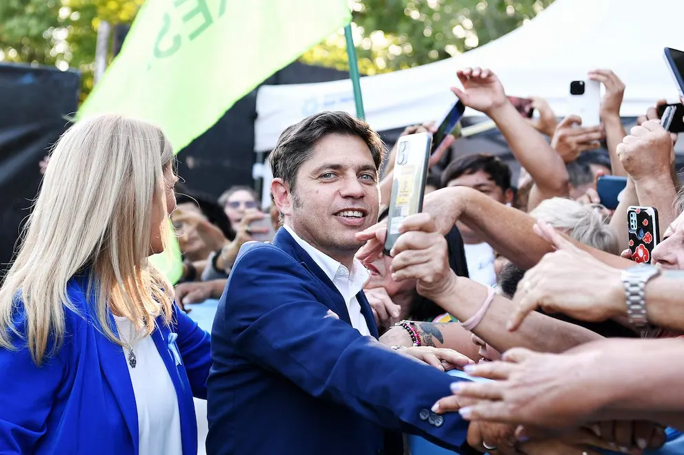 Kicillof con Magario