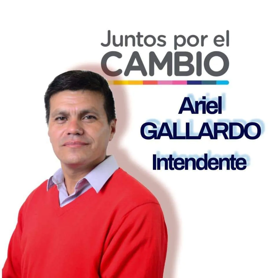 Ariel Gallardo, candidato a Intendente
