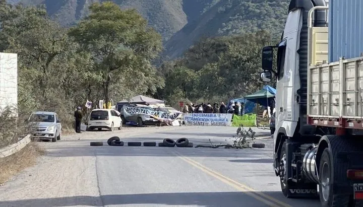 Corte en RN 51 a la altura de Campo Quijano - Foto Radio Salta