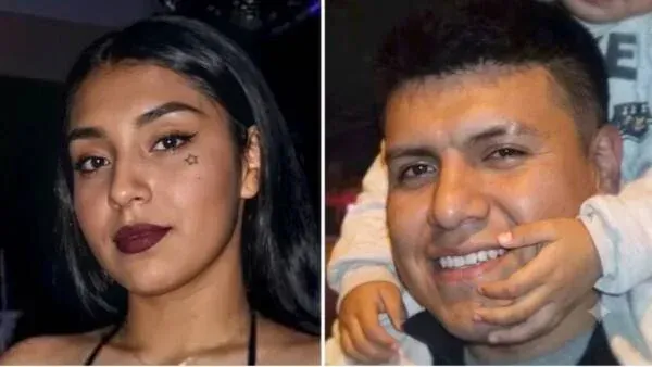 La madre de Thiago junto al hombre señalado como su padrastro.