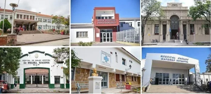Hospitales públicos de la ciudad de Salta.
