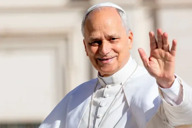 Retrato del Papa León XIV.