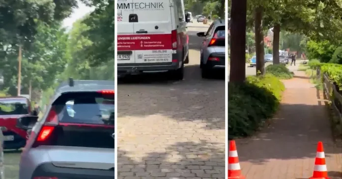 Fotos registradas en el sitio donde ocurrió el ataque.