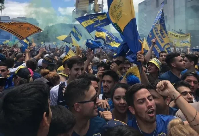 Hinchas de Boca Juniors.