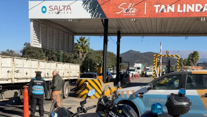 Operativo de control vial en Salta