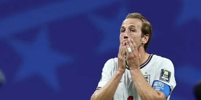 El jugador inglés Harry Kane.