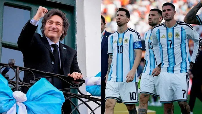 El seleccionado argentino de fútbol.