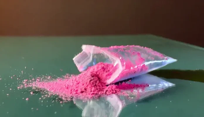Estupefaciente color rosado.