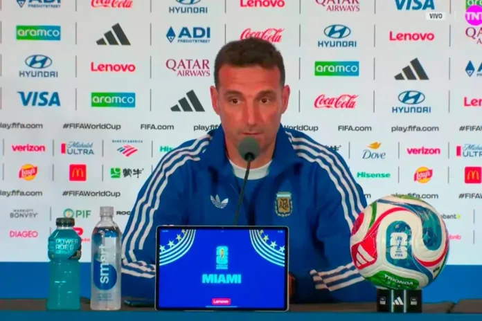 Lionel Scaloni, entrenador de la Selección Argentina.