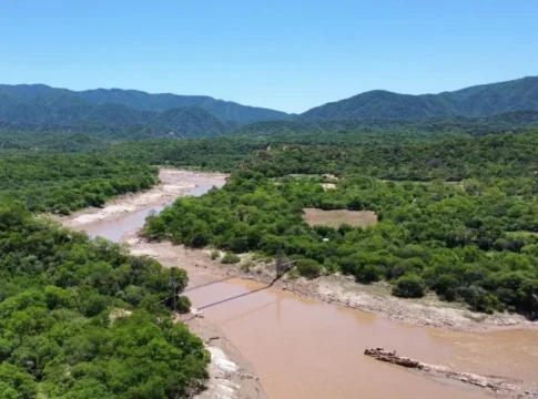 El cauce del río Pilcomayo.
