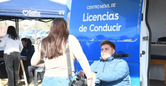 Unidad móvil de licencias de conducir en Salta