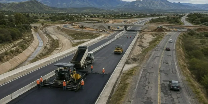 Trabajos en caminos de jurisdicción nacional.