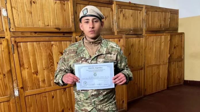 El joven salteño Thiago José Costilla.