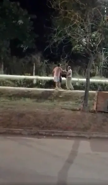 Imagen tomada del registro audiovisual de la presunta agresión.