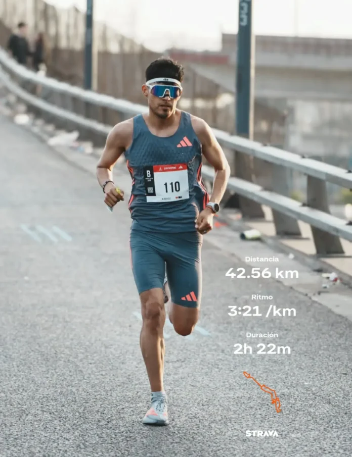 Esteban Angulo, atleta salteño y corredor de La Merced.