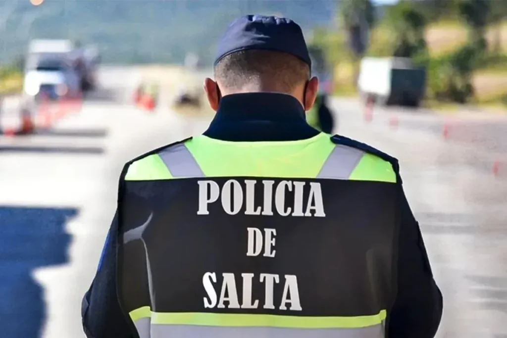 La fuerza policial de la provincia de Salta.