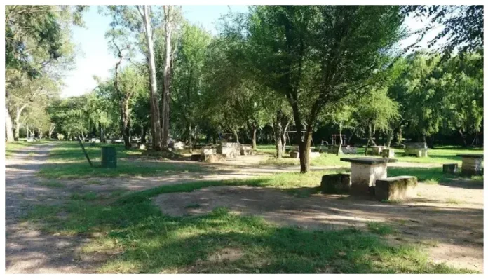 El predio del camping Quitilipi.