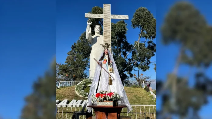 Imagen del Cristo Resucitado de la Hermandad en La Merced.