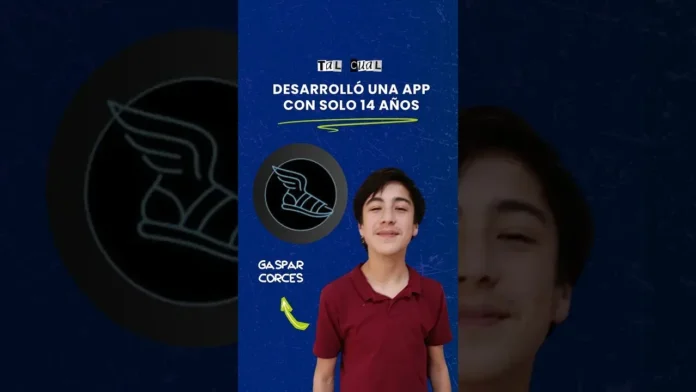 Gaspar Corces tiene 14 años.