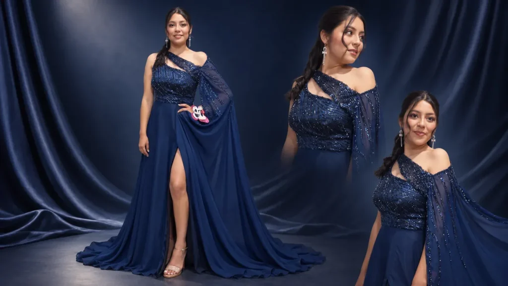 Estudiantes de la Escuela Técnica de Metán elaboraron el vestido que usó su reina.