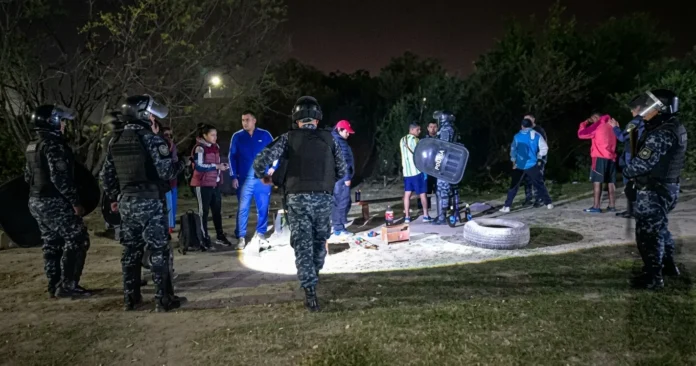 Despliegue de un operativo de Protección Ciudadana en Salta.