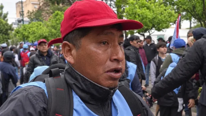 Un peregrino relató una historia de fe durante su llegada al Milagro.
