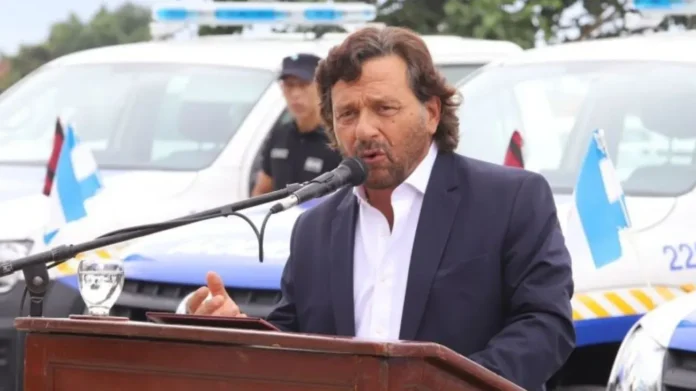 Imagen del gobernador Gustavo Sáenz.