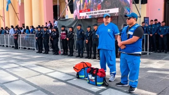 El SAMEC brindará cobertura durante las celebraciones de la Fiesta del Milagro.
