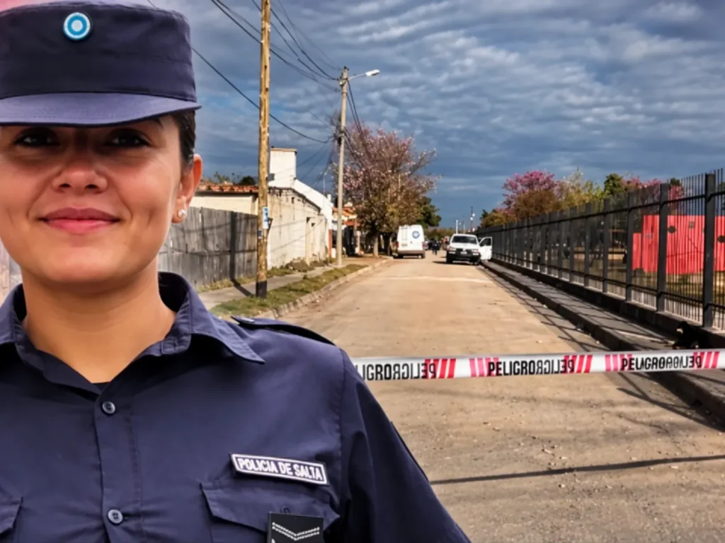 Una agente de policía fue encontrada lesionada en una vivienda de barrio Fraternidad.
