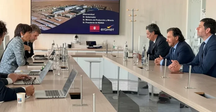 Gustavo Sáenz mantiene una reunión con Christel Bories, CEO global de la firma francesa.
