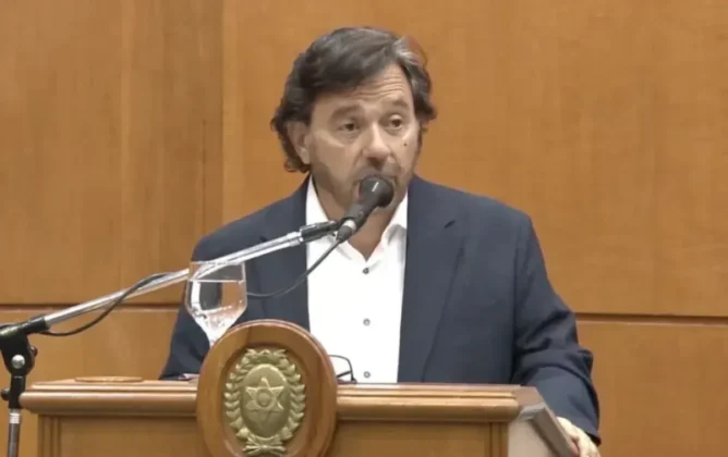 El mandatario salteño, Gustavo Sáenz.